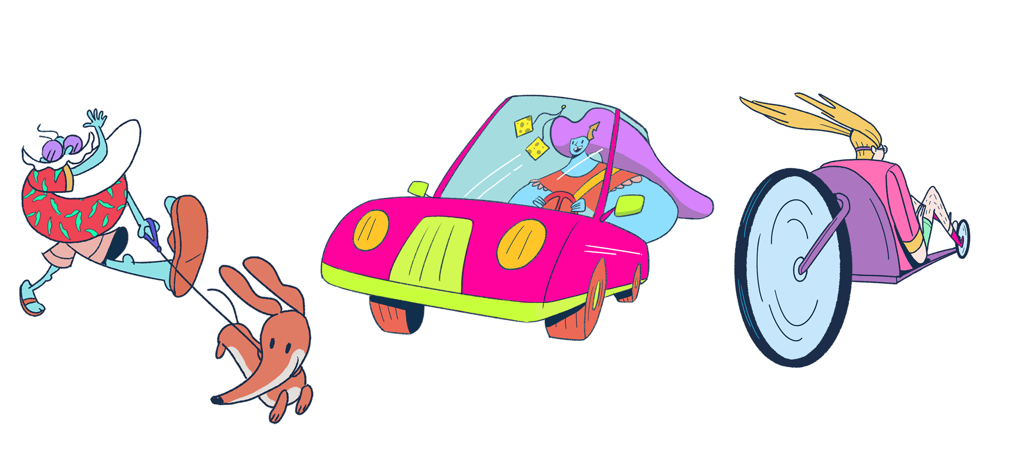 Nickelodeon characters for frame animation